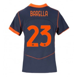 Inter Milan Nicolo Barella #23 Derde tenue Dames 2025-26 Korte Mouw